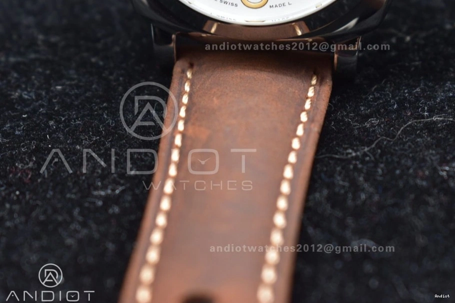 VSF Dial Asso AXXXIV on Brown White Best Luminor Strap PAM1046 Edition Due 1104